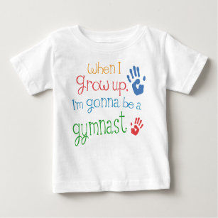 T-shirt infantile de bébé de gymnaste (avenir)
