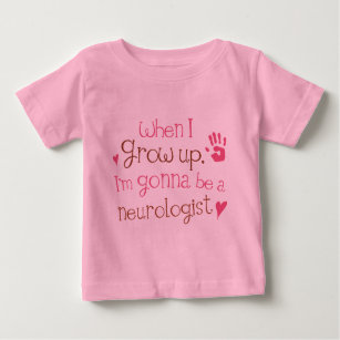 T-shirt infantile de bébé de neurologue (avenir)