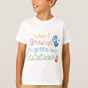 T-shirt infantile de bébé de statisticien (avenir)