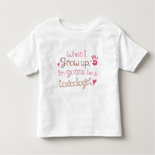 T-shirt infantile de bébé de toxicologue (avenir)