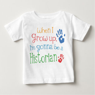 T-shirt infantile de bébé d'historien (avenir)