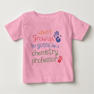 T-shirt infantile de professeur de chimie (avenir)