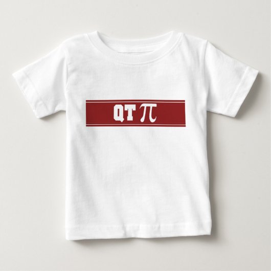 T-shirt infantile du tarte de Cutie/quart pi (Devant)