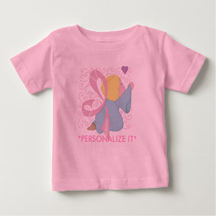 T-shirt infantile personnalisable d'ange de cancer