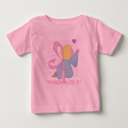 T-shirt infantile personnalisable d'ange de cancer (Devant)