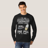 T-shirt Infectious Disease Pharmacist Saving Lives One Pil (Devant entier)