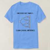 T-shirt inférence causale académies d'économie (Design devant)