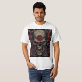 T-shirt Infernal Skull King – Dark Horror Demon Skull Art  (Devant entier)