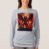 T-Shirt Infernal Winged Warrior – Fiery Demon King (Devant)