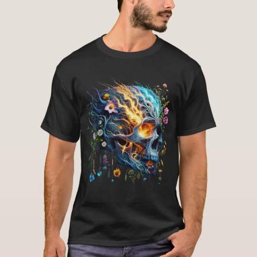T-shirt Inferno floral élémentaire (Devant)