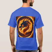 T-shirt Inferno Guardian : Design de tatouage de dragon ma (Dos)