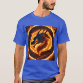 T-shirt Inferno Guardian : Design de tatouage de dragon ma (Devant)