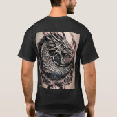 T-shirt Inferno guardian : design majestueux tatouage desi (Dos)
