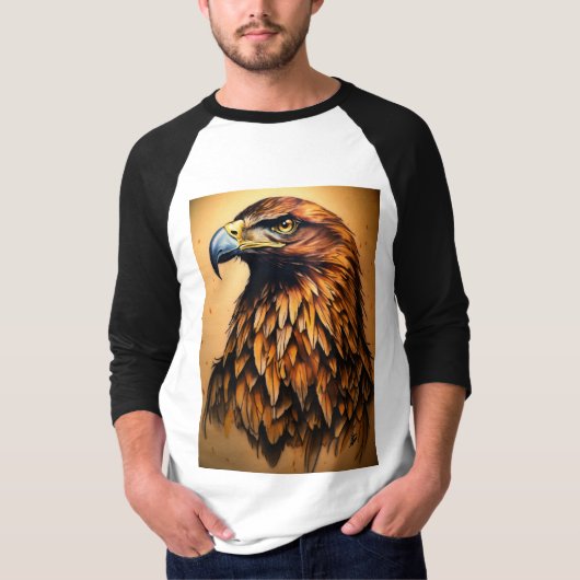 T-shirt Inferno Guardian : Majestic Un Aigle Design Logo (Devant)