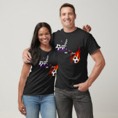 T-shirt Infini et pièce en t de flammes (Unisexe)