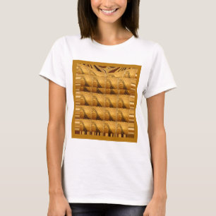 T-shirt Infinie Golden Giraffe Animal Motif Art Imprimer