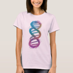 T-shirt Infinité de l'ADN arc-en-ciel