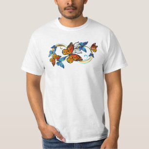 T-shirt Infinité de papillons monarques