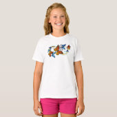 T-shirt Infinité de papillons monarques (Devant entier)