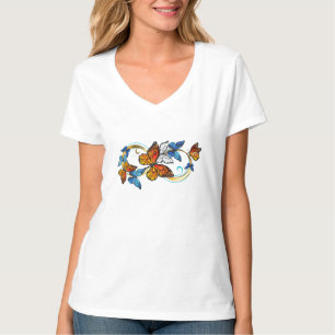 T-shirt Infinité de papillons monarques