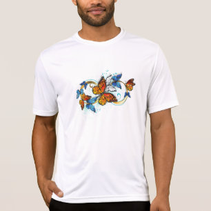 T-shirt Infinité de papillons monarques