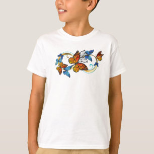 T-shirt Infinité de papillons monarques