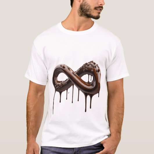 T-shirt Infinité du chocolat" (Devant)
