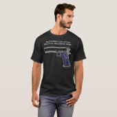 T-SHIRT INFINITÉ NOIR T (Devant entier)