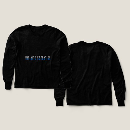 T-shirt Infinite Potential Glitch (Motif recto et verso)