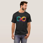 T-Shirt Infinity Arc-en-ciel Coloré (Devant entier)