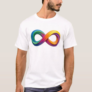 T-Shirt Infinity Arc-en-ciel Coloré