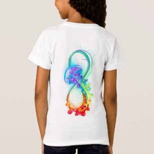 T-Shirt Infinity avec Rainbow Jellyfish