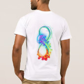 T-shirt Infinity avec Rainbow Jellyfish (Dos)