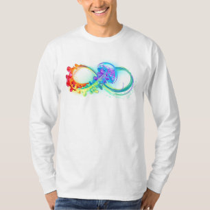 T-shirt Infinity avec Rainbow Jellyfish