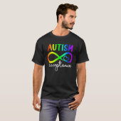 T-shirt Infinity Heart Autism Awareness Acceptance For Kid (Devant entier)