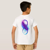 T-shirt Infinity with purple feather (Dos entier)