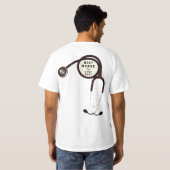T-shirt Infirmière (Dos entier)