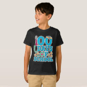 T-shirt Infirmière 100 Jours D'École (Devant entier)