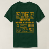 T-SHIRT INFIRMIÈRE ADJOINTE À LA CONCEPTION DE NICE (Design devant)