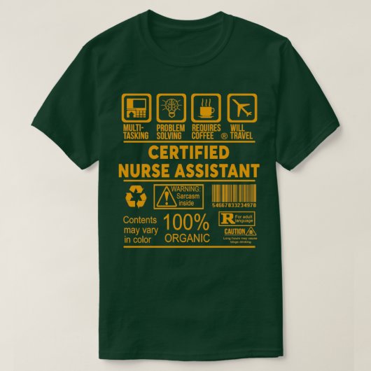 T-SHIRT INFIRMIÈRE ADJOINTE À LA CONCEPTION DE NICE (Design devant)