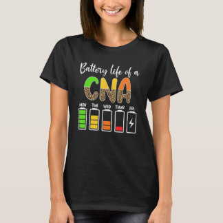 T-shirt Infirmière adjointe certifiée de la semaine des in