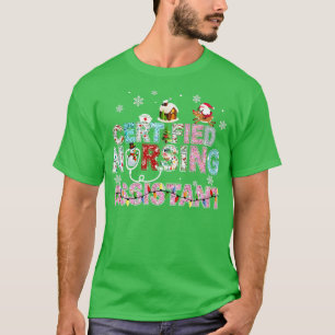 T-shirt Infirmière adjointe certifiée Stethoscope Chri