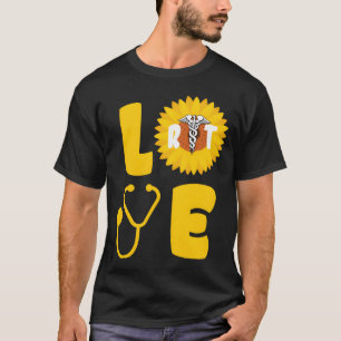 T-shirt Infirmière Amour Tournesol Fière Rééducatrice garç