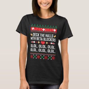T-shirt Infirmière amusante Noël Vilain Noël Vilain Noël C