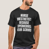 T-shirt Infirmière anesthésiste (Devant)