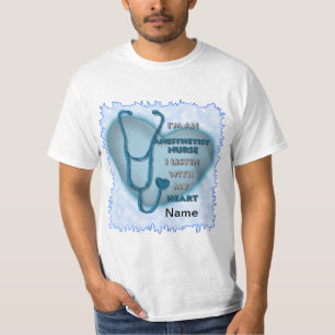 T-shirt Infirmière anesthésiste Blue Heart