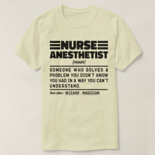 T-shirt Infirmière anesthésiste Noun Spécialiste en soins 