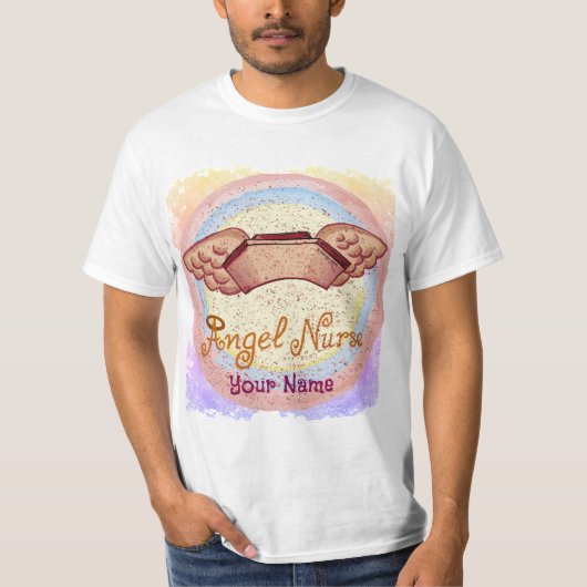 T-shirt Infirmière ange (Devant)
