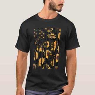 T-shirt Infirmière auxiliaire certifiée drapeau américain
