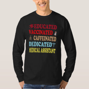 T-shirt Infirmière auxiliaire Médicale vaccinée Nurs inscr